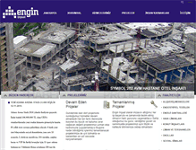 Tablet Screenshot of engininsaat.com.tr